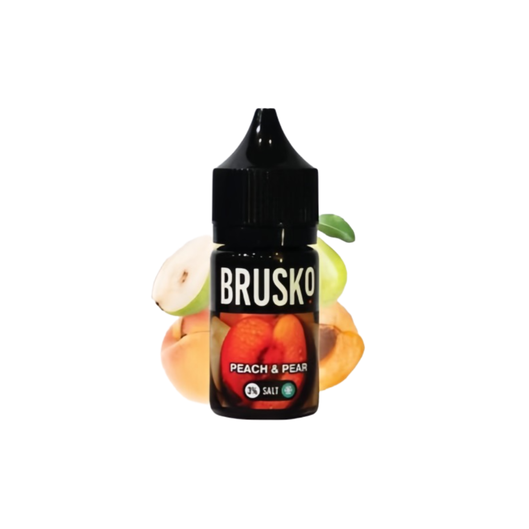 Brusko 30ml Peach & Pear - Đào Lê